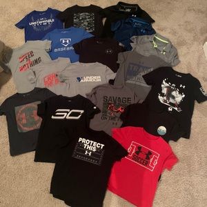 18 Shirts/Boys YXS Under Armour